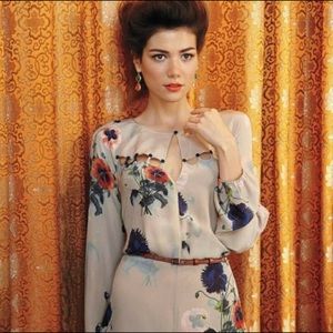 Anthropologie Leifsdottir Silk Dress